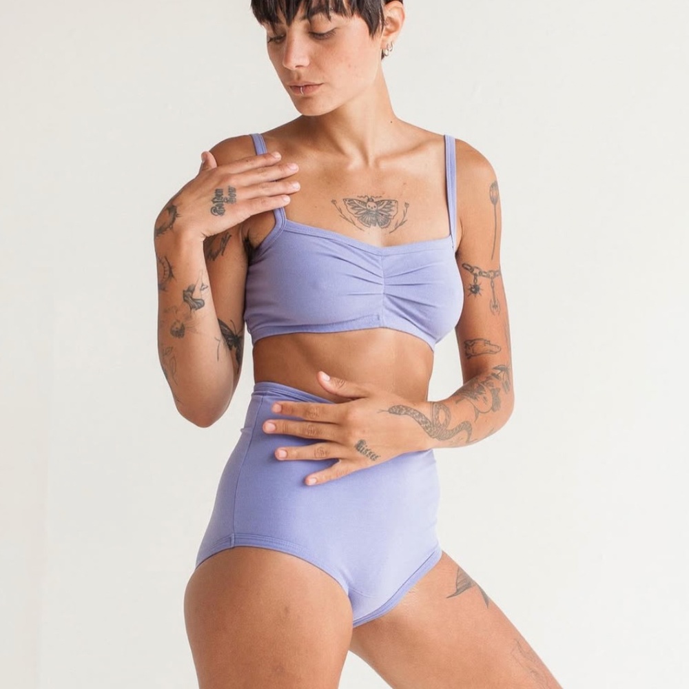 ISO ARQ High-Rise Undies NWT Size Medium in Periwinkle